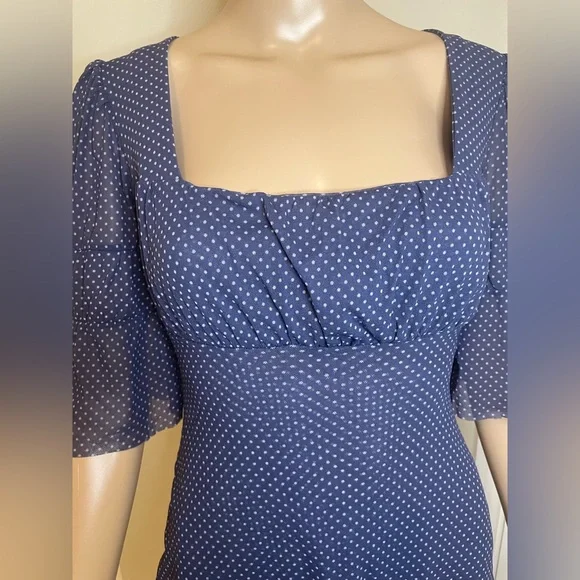 Sweet Pea by Stacy Frati Polka Dot Blouse, Size M - Picture 7 of 11